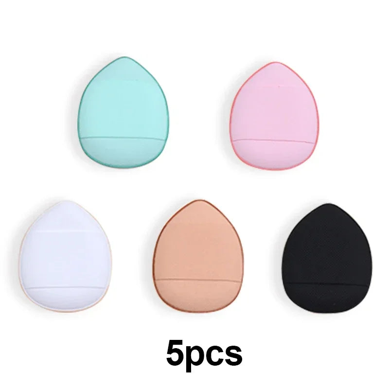 5/10Pcs Mini Finger Puff Foundation Petit Coussin D'Air Poudre Éponge Facial Correcteur BB Crème Applicateur Cosmétique Outils De Maquillage