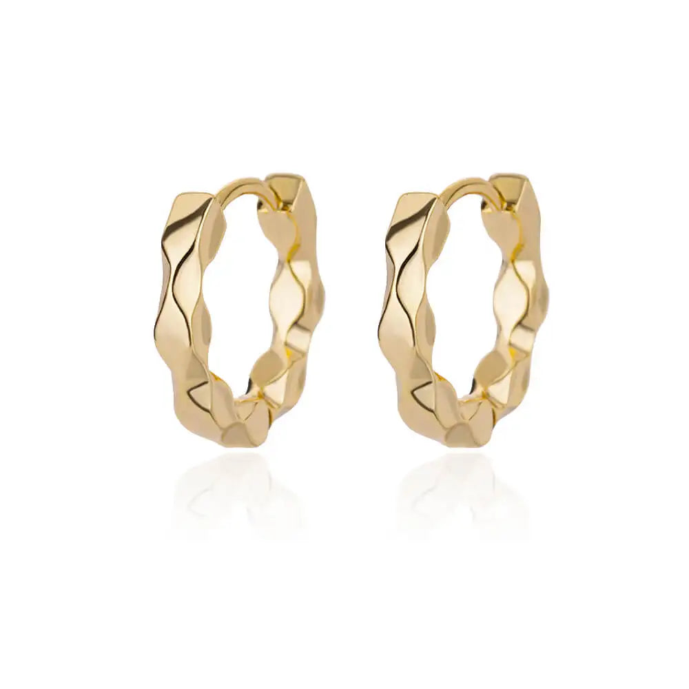 Boucles d'oreilles rondes élégantes pour femmes créoles en acier inoxydable de luxe Vintage Wedding Engagement Aesthetic Jewerly aretes
