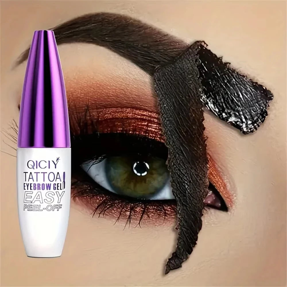 Tatouage d’une durée de 3 jours, types de crème de gel pour sourcils faciles à décoller, cosmétiques imperméables résistants à la transpiration, résistants à la transpiration, longue durée