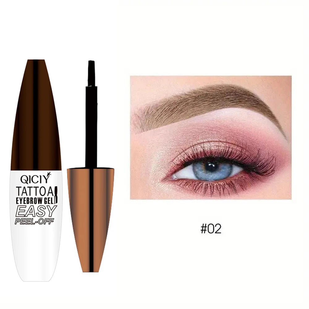 Tatouage d’une durée de 3 jours, types de crème de gel pour sourcils faciles à décoller, cosmétiques imperméables résistants à la transpiration, résistants à la transpiration, longue durée
