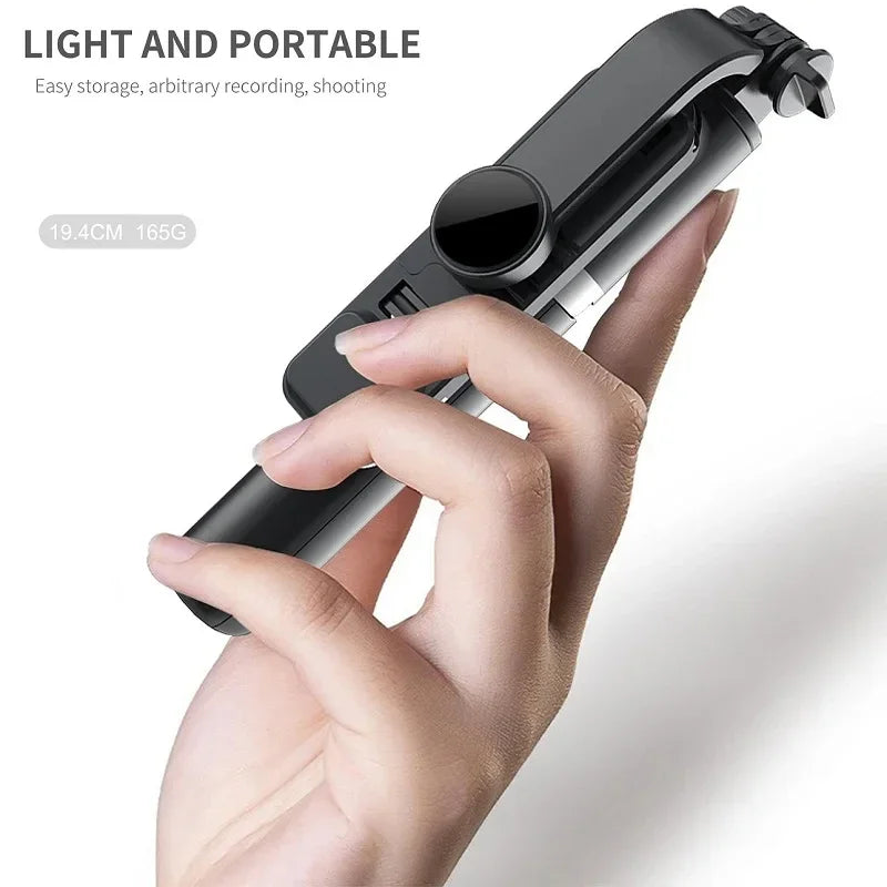 Xiaomi Mijia Selfie Stick 1045mm sans fil Bluetooth LED Fill Light Trépied étendu avec obturateur à distance pour téléphone portable Android IOS