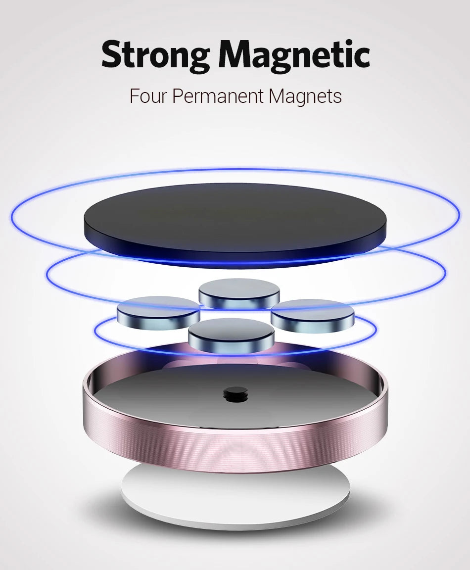 Support de téléphone de voiture magnétique, universel, intelligent portable.