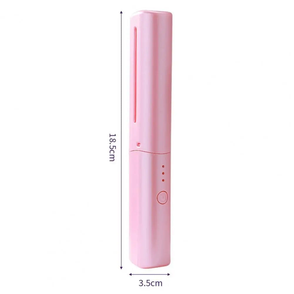 Lisseur compact pour usage domestique Peigne à lisser sans fil portable pour usage de salon de voyage Réglable pour bouclé