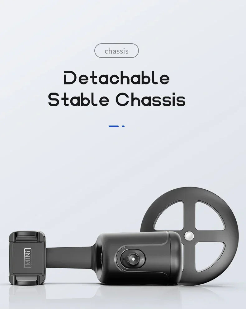 Rotation à 360 Suivi automatique du visage, trépied Smart Selfie Stick Suivi rapide, visage et des objets Cameraman Robot Mount