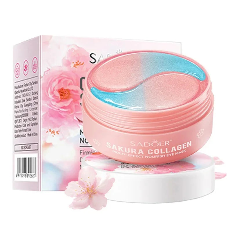 Masques pour les yeux au collagène Sakura - 60 pièces