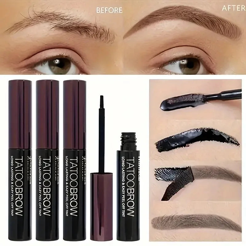 Gel-crème longue tenue Tattoo Brow pour sourcils – Waterproof, résistant, facile à décoller, teinte impeccable