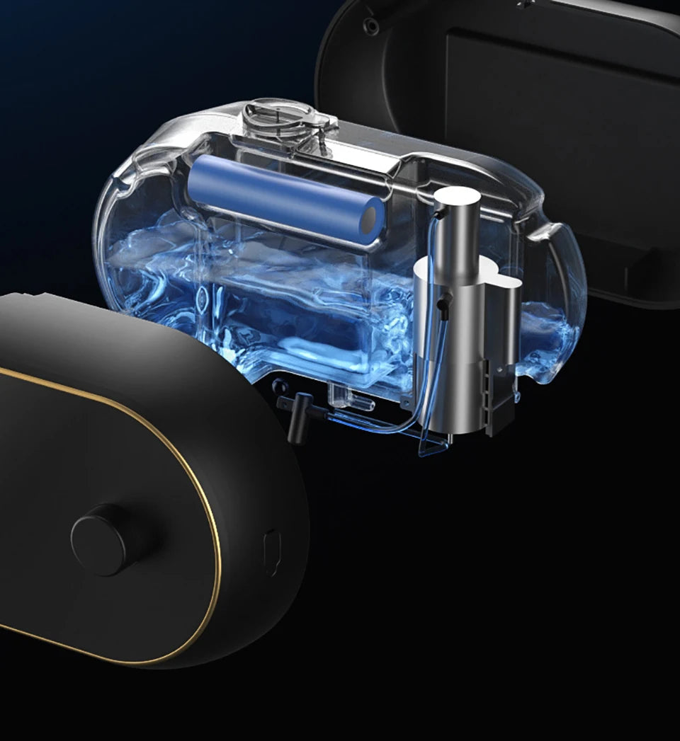Distributeur automatique de savon en mousse sans contact Affichage de la température de l’heure Charge USB Distributeur de savon liquide à induction automatique étanche