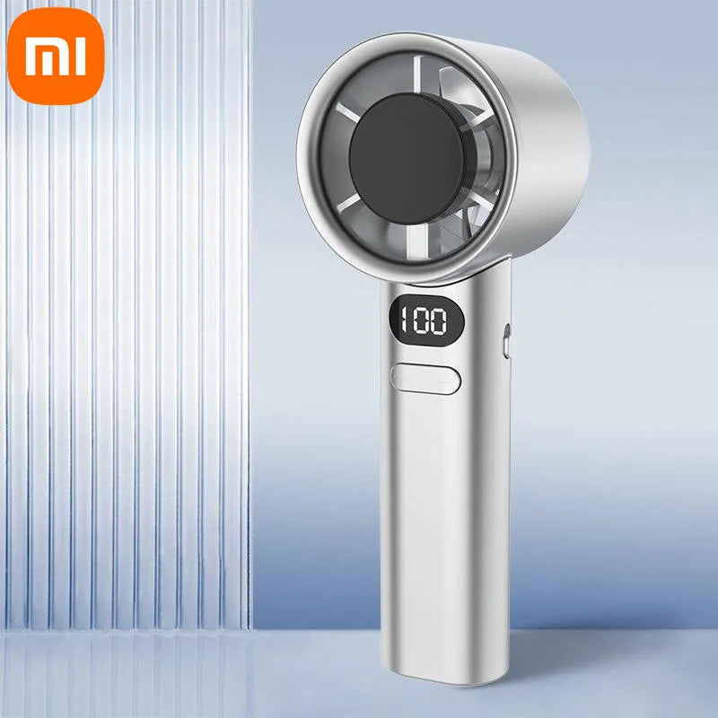 Ventilateur portable Xiaomi 120 vitesses Mini ventilateur sans lame Ventilateurs personnels rechargeables à grande vitesse USB Ventilateur électrique
