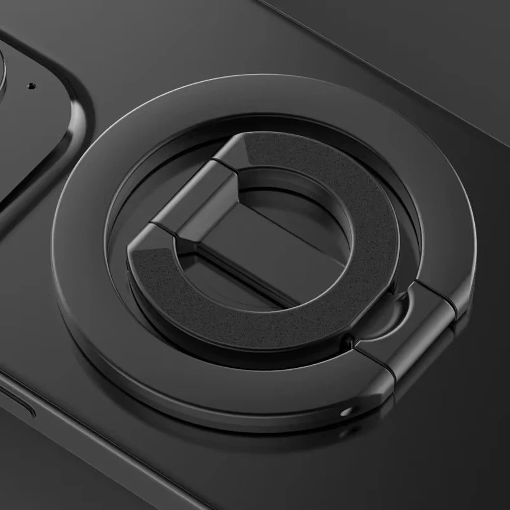 Support d'anneau de téléphone magnétique double face Support de téléphone portable pliable portable Support de voiture Accessoires de téléphone pour iPhone Huawei Xiaomi