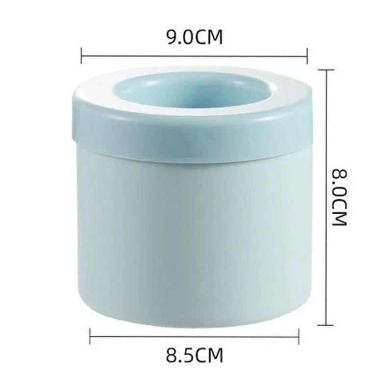 Moule à glaçons en silicone Seau à glace rond Été Fait maison DIY Réfrigérateur Freeze Ice Maker Creative Ice Cube Mold Barware Tools