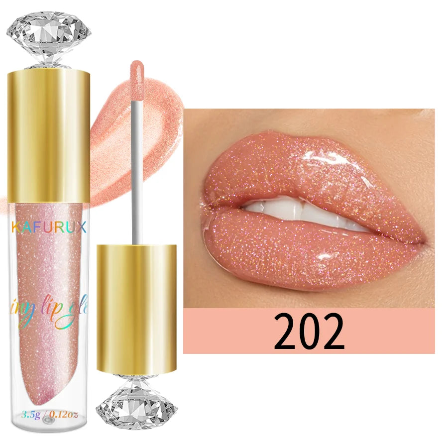 Brillant à Lèvres Hydratant – Collection 9 Couleurs Diamant Chatoyant