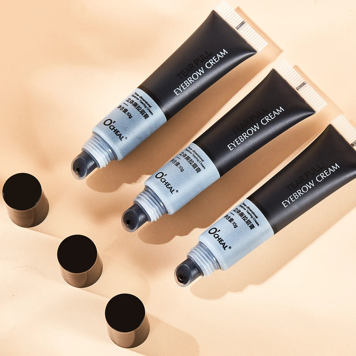 OCHEAL Gel à sourcils Peel Off Teinture naturelle Tatouage Imperméable Longue durée colle à sourcils Maquillage des sourcils à séchage rapide