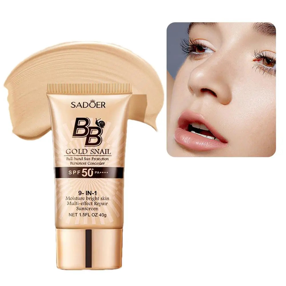Fond de teint liquide BB crème mat SADOER, non gras, waterproof.