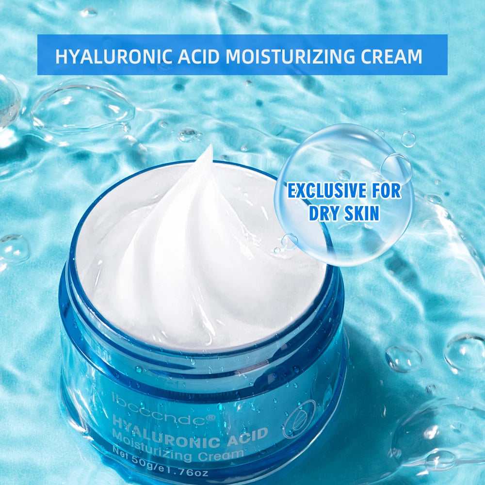Crème en gel à l'acide hyaluronique Hydratant pour le visage hydratant pour hydrater et lisser la peau extra-sèche Nourrir améliorer le grains de peau