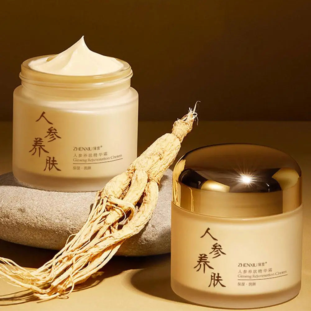 Ginseng Crème pour le visage Anti-rides Hydratant Lissant Ginseng Sérum Anti-âge Réduire les ridules Hydratant Soins de la peau 60g