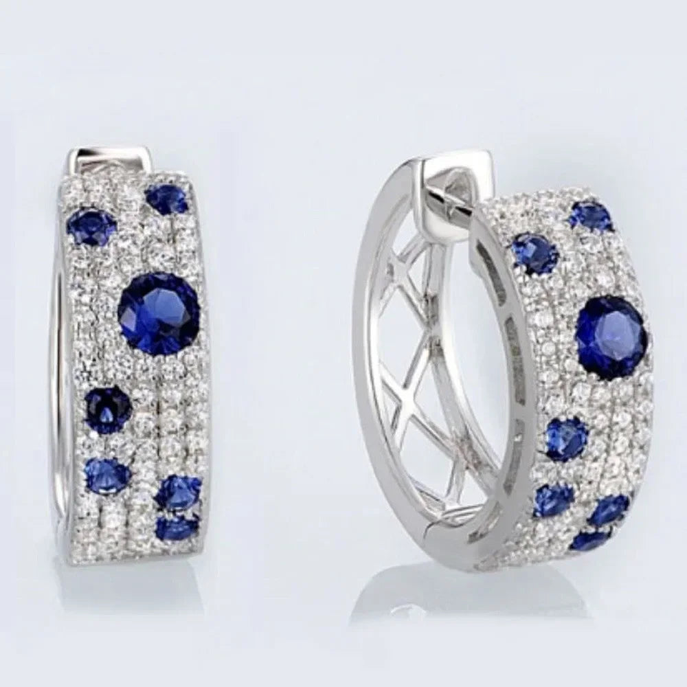 Boucles d'Oreilles en Cristal Drainage Lymphatique