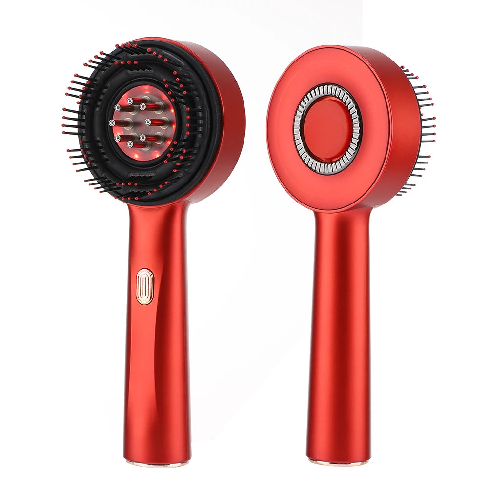 Brosse de massage à vibration électrique, portable, Applicateur liquide Masseur de cuir chevelu et Croissance des cheveux.