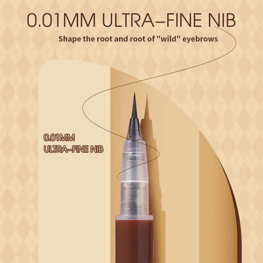 Ultra-fine Eyebrow Pencil Outline Shadow Lying Silkworm Eyeliner Waterproof Non-smudge Lasting Colourfast Liquid Eyebrow Pencil