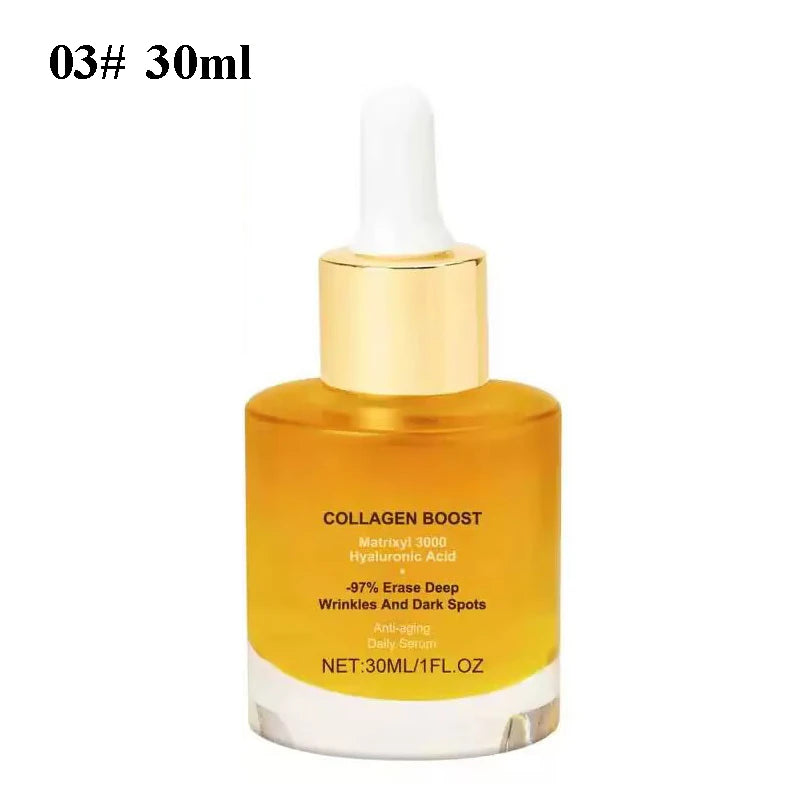 Gold Ginseng Face Essence Polypeptide Lightning Moisture Smoothing Facial Serum pour les soins de la peau 120ml/30ml Ginseng Toner