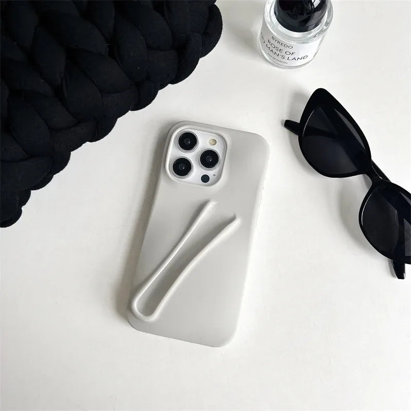 Coque de téléphone en silicone souple avec rouge à lèvres pour iPhone 16, 15, 14 Pro Max, X, XS, XR, 13, 12, Mini, 11, 6, 7, 8 Plus