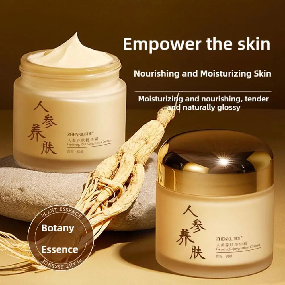 Ginseng Crème pour le visage Anti-rides Hydratant Lissant Ginseng Sérum Anti-âge Réduire les ridules Hydratant Soins de la peau 60g