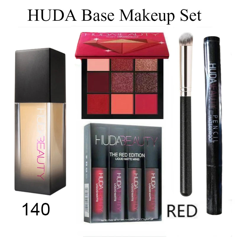 Fond de teint mat HUDA 9 couleurs, 34 ml, anti-cernes, nourrissant, longue tenue, anti-cernes, cosmétique respirant. HUDA BEAUTY