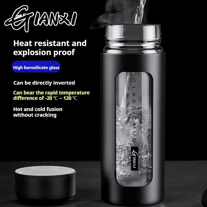 đ” GIANXI Office â Tasse Ă ThĂ© 380 ml avec Filtre SĂ©parateur
Tasse Portable Résistante à Haute Température.