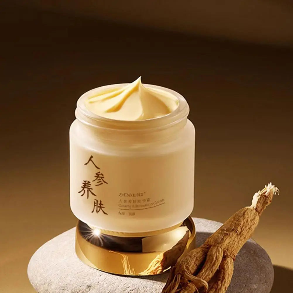 Ginseng Crème pour le visage Anti-rides Hydratant Lissant Ginseng Sérum Anti-âge Réduire les ridules Hydratant Soins de la peau 60g