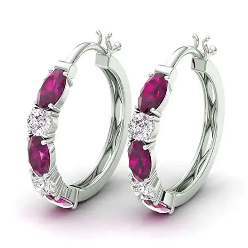 Boucles d'Oreilles en Cristal Drainage Lymphatique