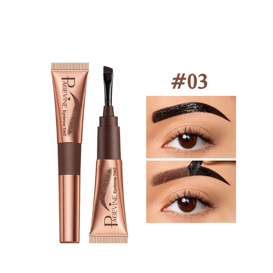 Gel de teinture pour sourcils 3 couleurs, imperméable, longue tenue, naturel, amovible, sans bavures, tatouage, maquillage.