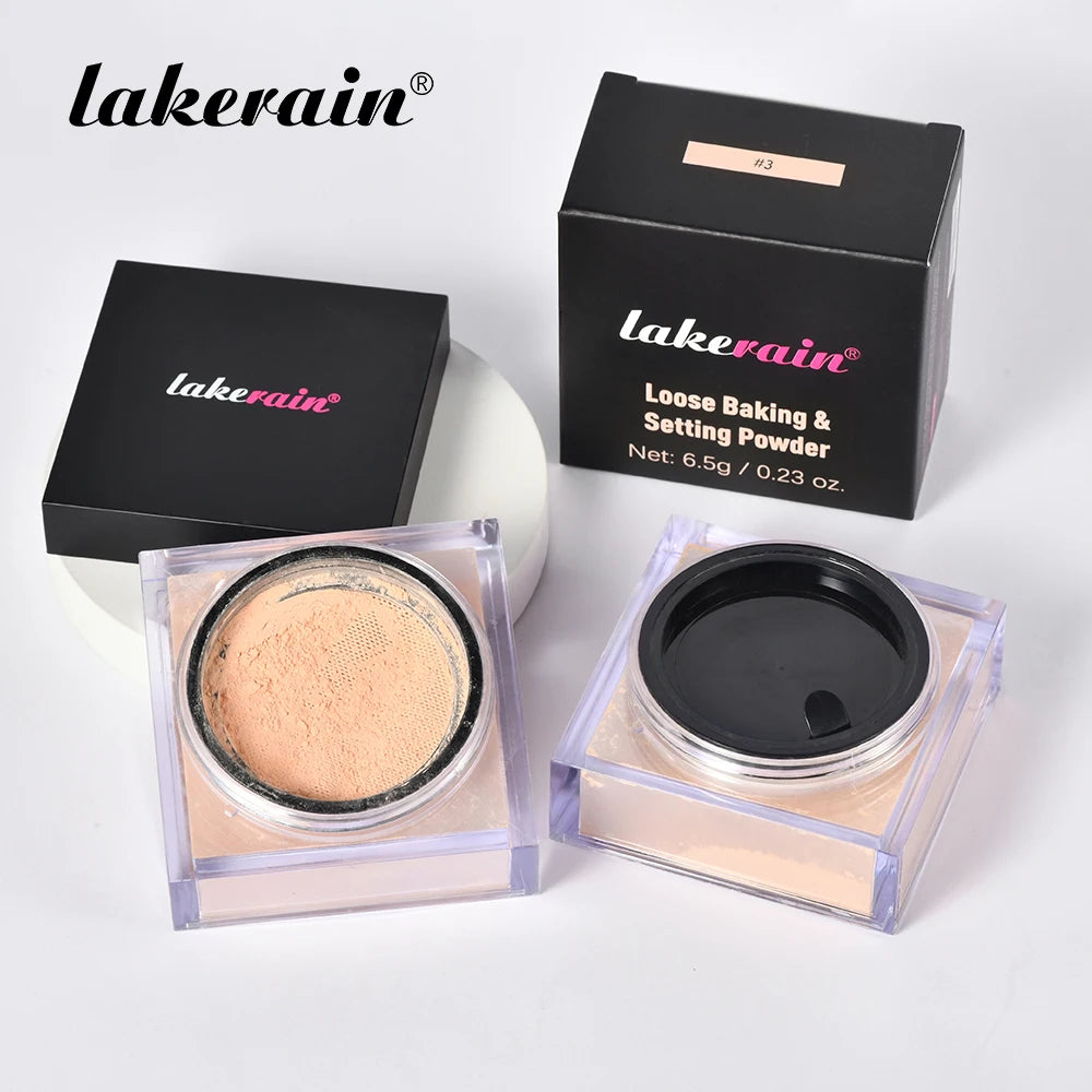 poudre de fixation en Contrôle de longue durée Visage naturel mat Imperméable BrighTening Poudre en vrac Maquillage Cosmétiques