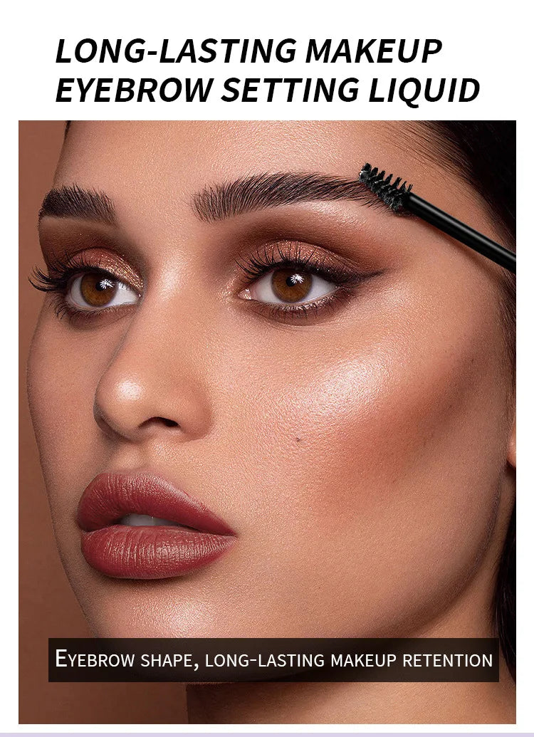 Gel à sourcils Long-durée Sourcils fixes Imperméable à séchage rapide Gel à sourcils transparent Maquillage pour les yeux