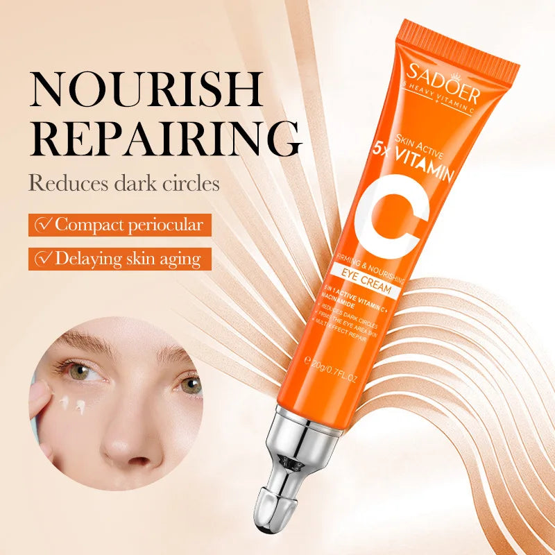 Crème Contour des Yeux à la Vitamine C – SADOER.