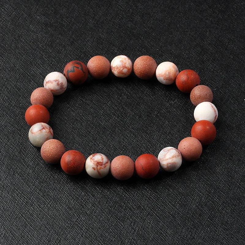 🌌 Bracelet Galaxie – 8 Planètes du Système Solaire & Étoile Gardienne
