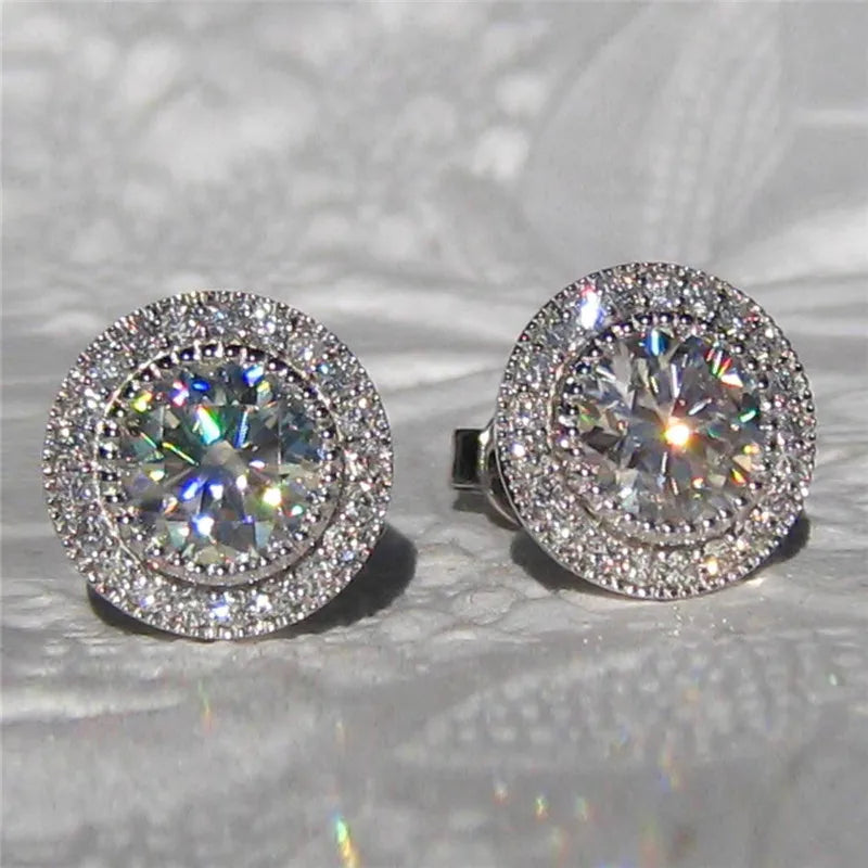 Boucles d'oreilles amincissantes d'acupression, perte de poids délicates pour femmes, boucles d'oreilles lymphatiques polyvalents en zircone cubique