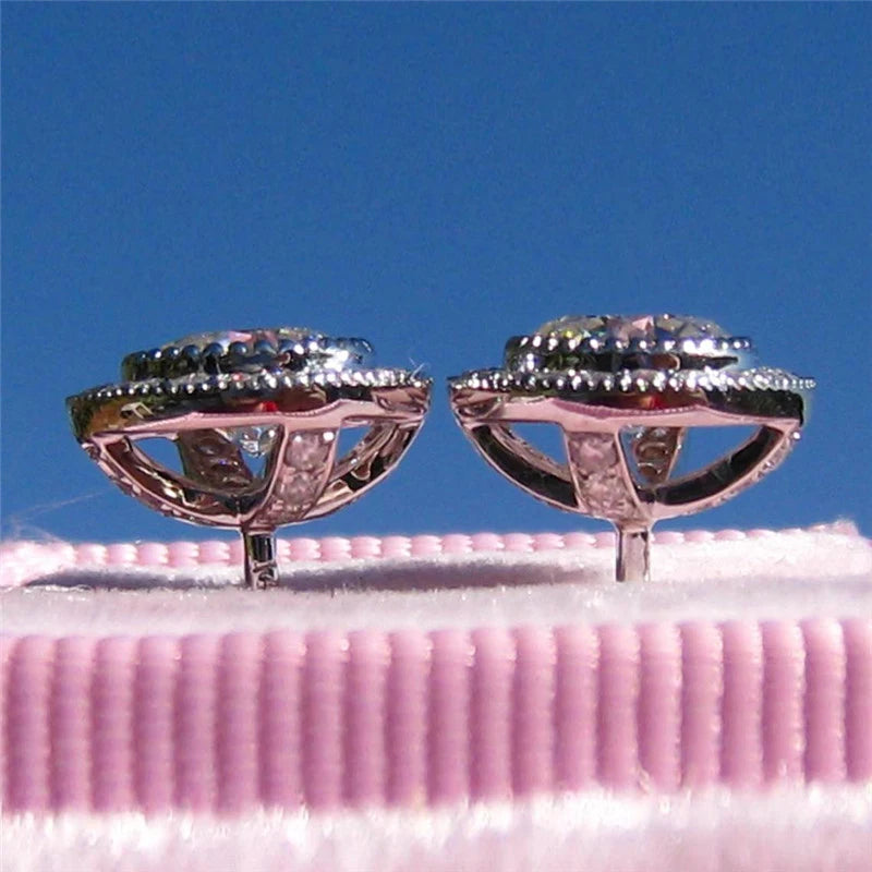 Boucles d'oreilles amincissantes d'acupression, perte de poids délicates pour femmes, boucles d'oreilles lymphatiques polyvalents en zircone cubique