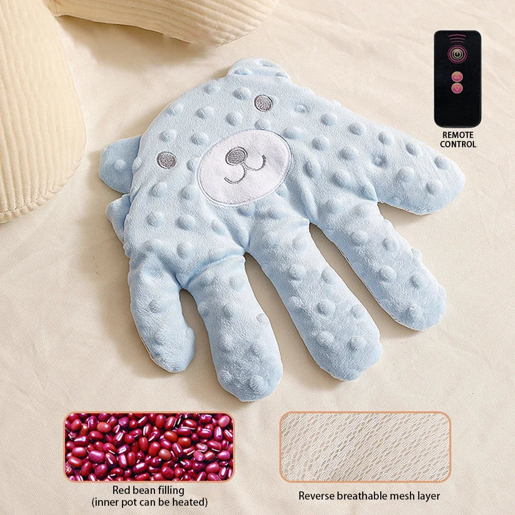 Cartoon Bear Baby Sleep Aid Newborn Soothing Pillow Comforting Hand Detachable with Remote for Comfortable Newborns Sleeping