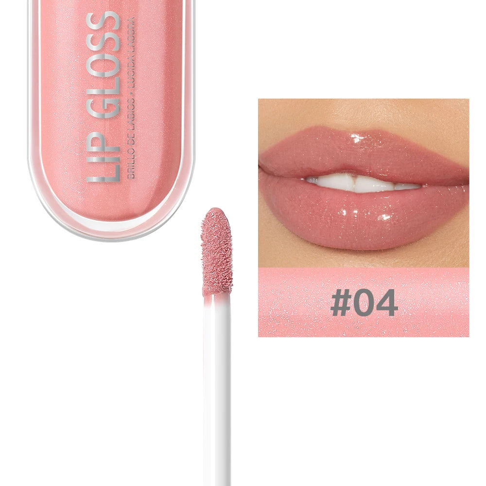 USHAS – Gloss à Lèvres Pailleté 12 Couleurs-Effet Diamant & Longue Tenue
