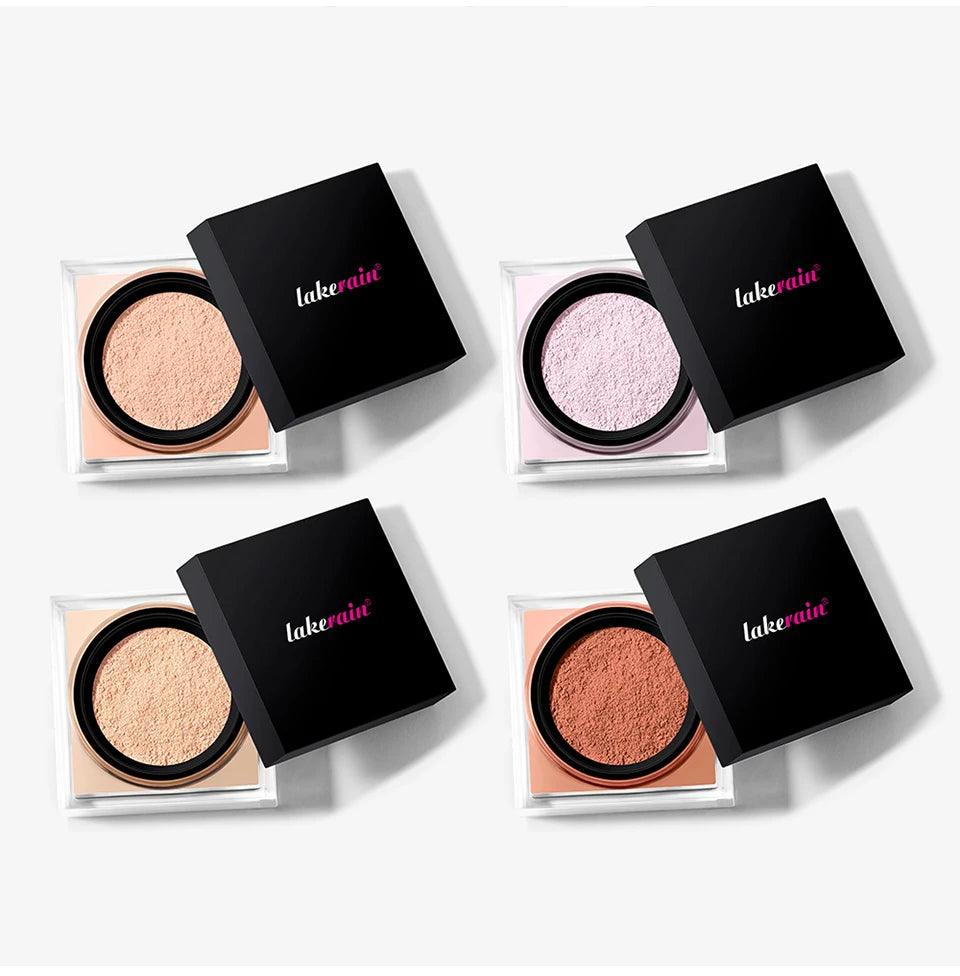 poudre de fixation en Contrôle de longue durée Visage naturel mat Imperméable BrighTening Poudre en vrac Maquillage Cosmétiques