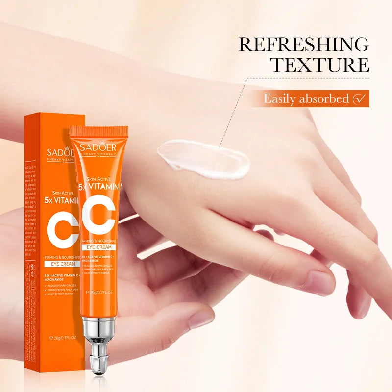 Crème Contour des Yeux à la Vitamine C – SADOER.