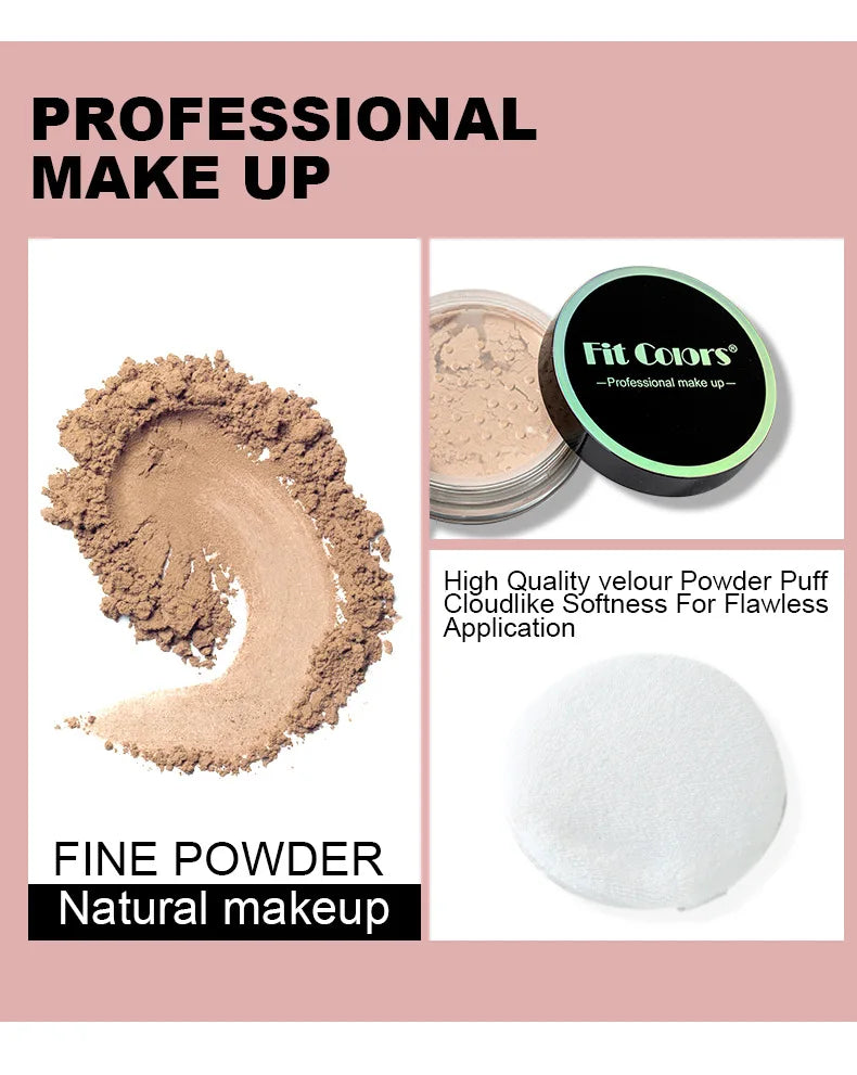 Fit Colors Concealer Smoothing Powder Poudre de maquillage imperméable et résistant