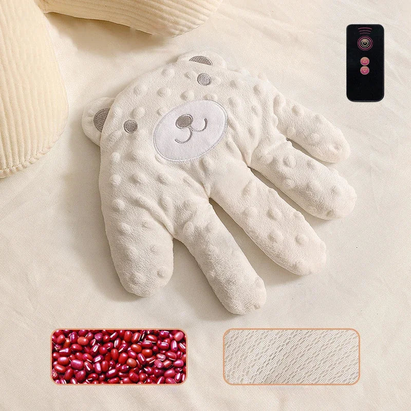 Cartoon Bear Baby Sleep Aid Newborn Soothing Pillow Comforting Hand Detachable with Remote for Comfortable Newborns Sleeping