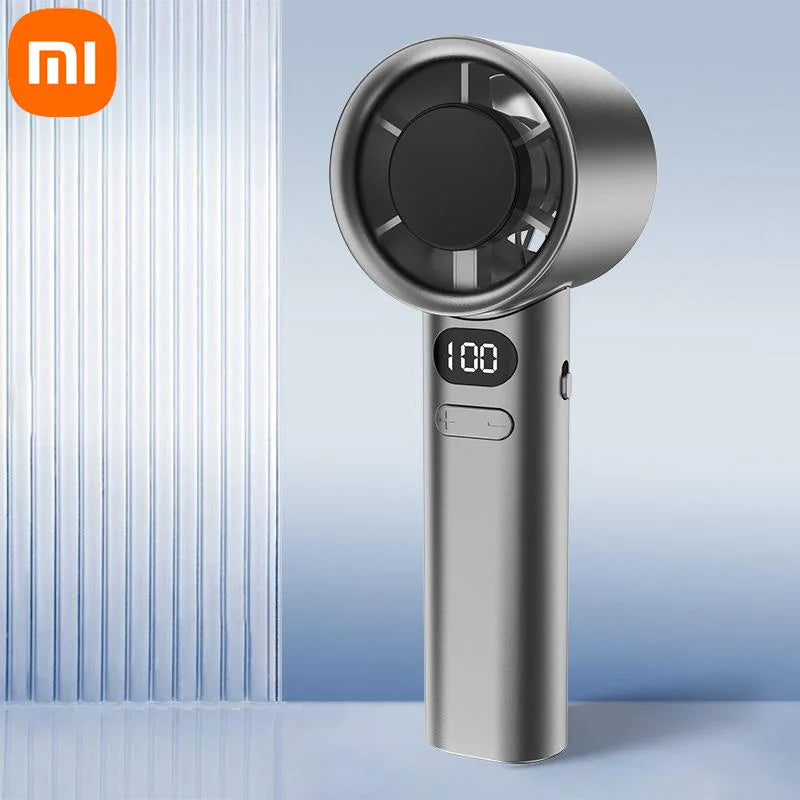 Ventilateur portable Xiaomi 120 vitesses Mini ventilateur sans lame Ventilateurs personnels rechargeables à grande vitesse USB Ventilateur électrique