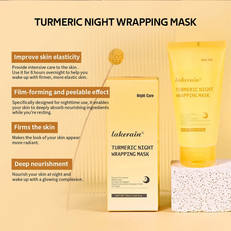 Masque de Nuit au Collagène – Crème Hydratante & Raffermissante