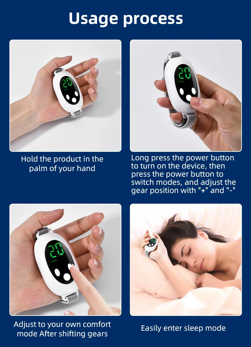 Ce dispositif de sommeil intelligent, techniques de neurologie, il soulage l'insomnie.