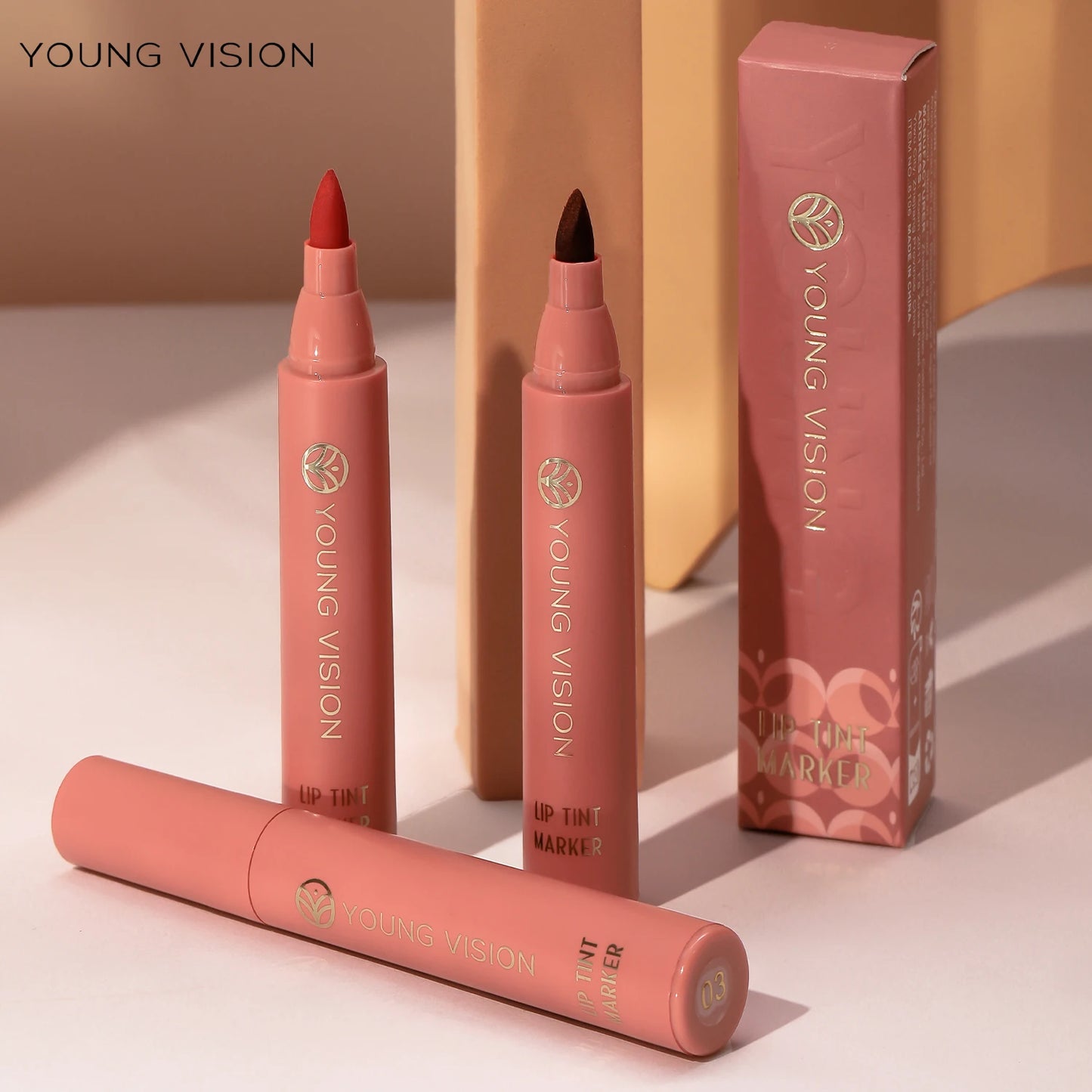 Stylo à Lèvres Précis – 6 Couleurs Intenses | Mat & Longue Tenue