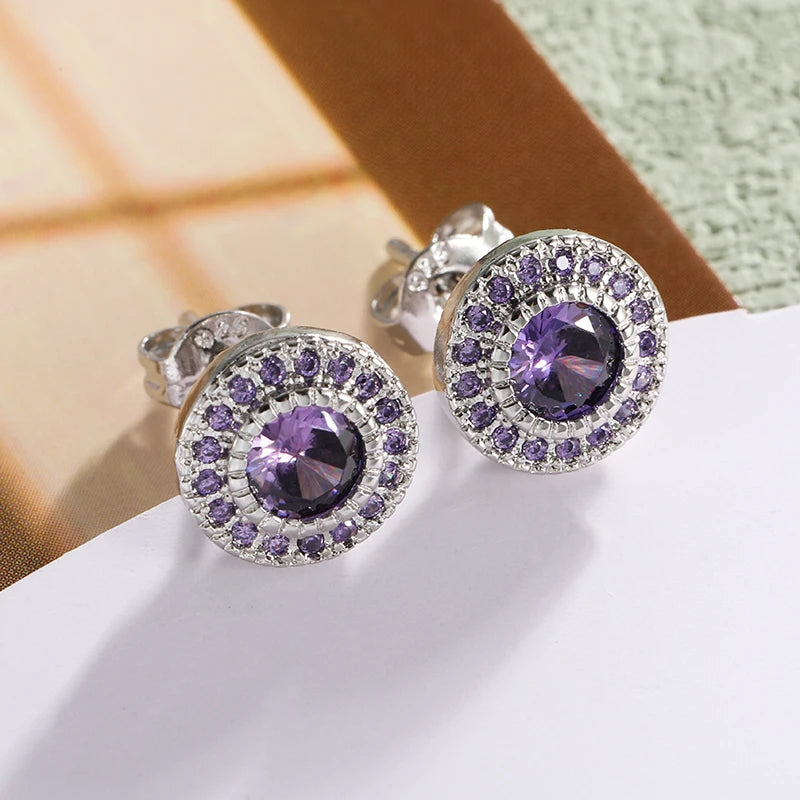 Boucles d'oreilles amincissantes d'acupression, perte de poids délicates pour femmes, boucles d'oreilles lymphatiques polyvalents en zircone cubique