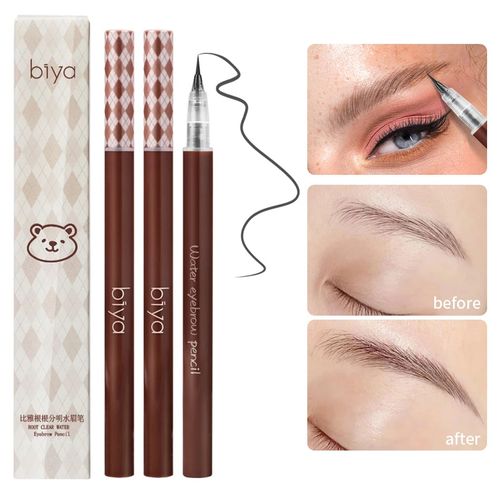 Ultra-fine Eyebrow Pencil Outline Shadow Lying Silkworm Eyeliner Waterproof Non-smudge Lasting Colourfast Liquid Eyebrow Pencil