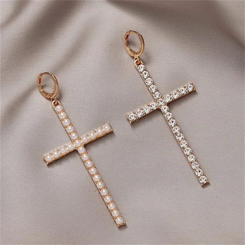 New French Retro Crystal Pearl Stud Earrings For Women Exquisite Bee Small Earrings Fashion Jewelry Gift Mujer Boucle D'oreille