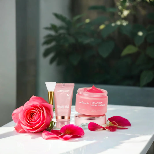 Masque de Nuit au Collagène – Crème Hydratante & Raffermissante